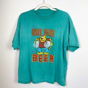 Vintage Single Stitch "I’m Only Here For The Beer" T-Shirt